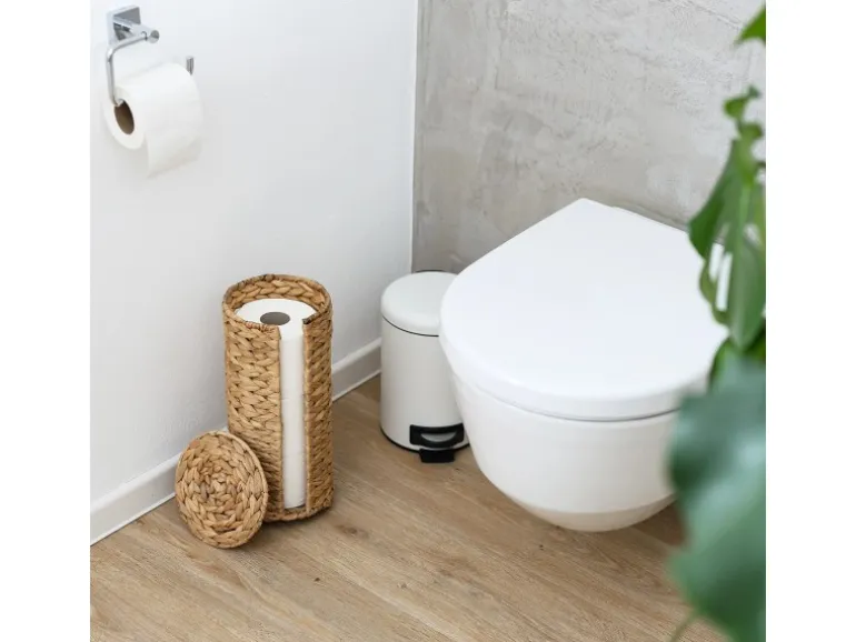 HMF 37255 Toilettenpapier Aufbewahrung Geflochten Wasserhyazinthe 35 x 17 cm