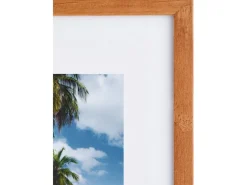 Holzbilderrahmen Nussbaum Glatt 18 cm x 24 cm