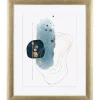 Holz-Bilderrahmen Silber/Gold 40 cm x 50 cm