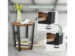 holz4home Beistelltisch Lorie Rund