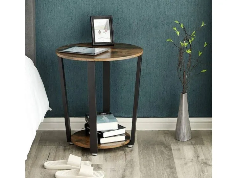 holz4home Beistelltisch Lorie Rund