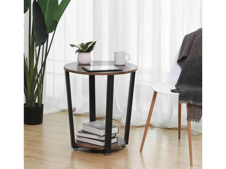 holz4home Beistelltisch Lorie Rund