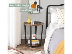holz4home Beistelltisch Lorie Rund