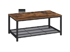 holz4home Couchtisch Connie mit Gitterablage