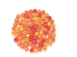 Holzperle Ø 10 mm, 47 Stück Orange-Mix FSC®