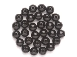 Holzperle Ø 15 mm, 14 Stück Schwarz FSC®