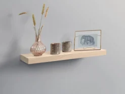 Holz-Wandregal Carlton 3,8 cm x 60 cm x 24 cm Weiß