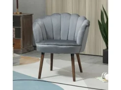 HOMCOM Esszimmerstuhl mit Weichem Sitzkissen 66 x 66 x 78,5 cm