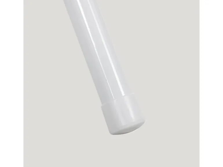 HOMCOM Klappstuhl Stahl Kunstleder 46L x 45B x 78H cm Weiß