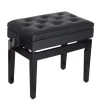 HOMCOM Klavierhocker mit Stauraum Höhenverstellbar 54,5 x 33 x 48-58 cm