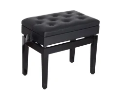 HOMCOM Klavierhocker mit Stauraum Höhenverstellbar 54,5 x 33 x 48-58 cm