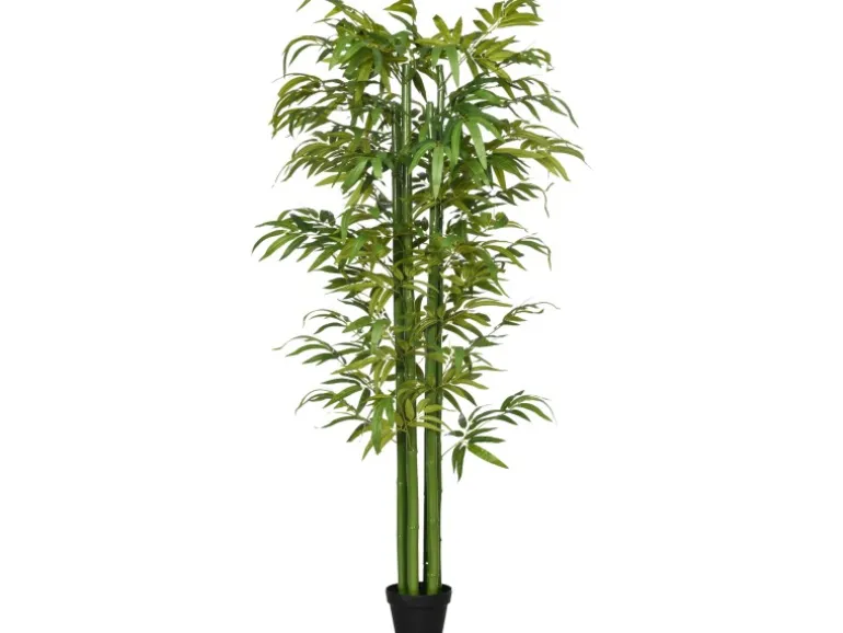 HOMCOM Künstliche Pflanze 180 cm mit Übertopf