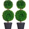 HOMCOM Künstliche Pflanzen 2er-Set 60 cm