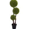 HOMCOM Kunstpflanze Kunststoff Zement 19,5L x 19,5B x 115H cm