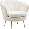 HOMCOM Polstersessel Polyester Schaumstoff Weiß 79L x 77B x 77H cm