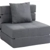 HOMCOM Schlafsessel Klappbar 2-in-1 mit Bettfunktion Kissen