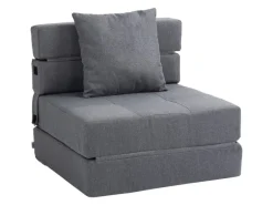 HOMCOM Schlafsessel Klappbar 2-in-1 mit Bettfunktion Kissen