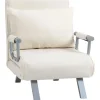 HOMCOM Schlafsofa mit Armlehne 3-in-1 Multifunktion 65 x 69 x 80 cm