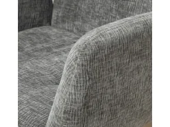 HOMCOM Sessel Drehbar Loungesessel mit Armlehne für Wohnzimmer Schlafzimmer Dunkelgrau