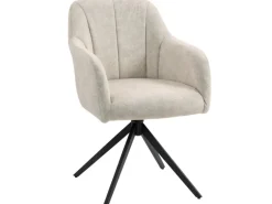 HOMCOM Sessel Wohnzimmer Loungesessel mit Stahlbeine Samtoptik für Schlafzimmer Beige