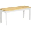 HOMCOM Sitzbank 2-Sitzer bis 220 kg Belastbar 102 x 36 x 45 cm