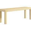 HOMCOM Sitzbank 2-Sitzer Kiefernholz 120 x 33 x 45 cm
