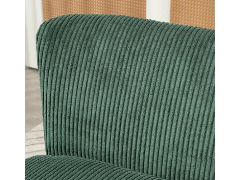 HOMCOM Sofa 2 Sitzer Modern Couch für Wohnzimmer 117 x 56 x 77 cm