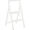 HOMCOM Trittleiter Aluminium 49,5L x 41,5B x 82,6H cm Weiß