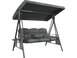 Home Deluxe Hollywoodschaukel Descanso Grau