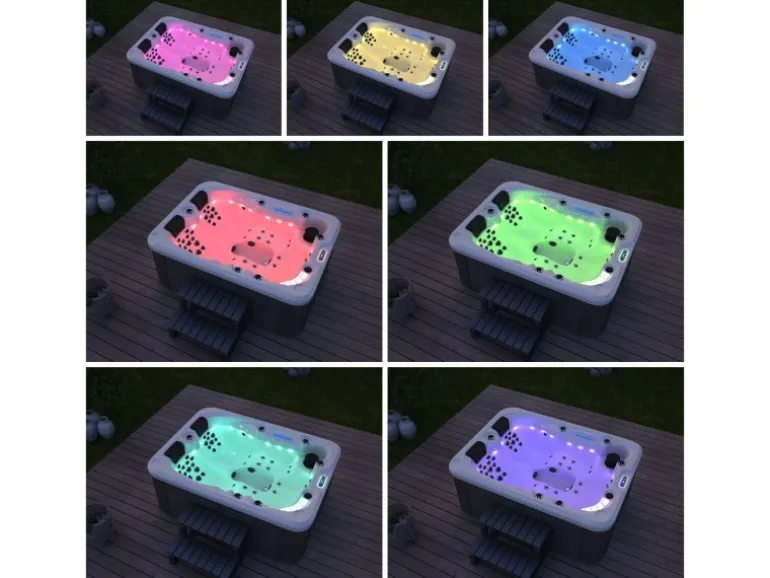 Home Deluxe Outdoor Whirlpool Beach Plus für 2 Personen 210 x 155 x 83 cm