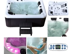 Home Deluxe Outdoor Whirlpool Beach Plus für 2 Personen 210 x 155 x 83 cm