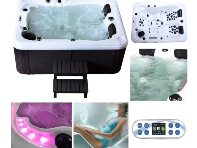 Home Deluxe Outdoor Whirlpool Beach Plus für 2 Personen 210 x 155 x 83 cm