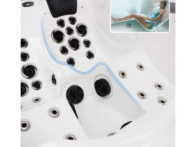 Home Deluxe Outdoor Whirlpool Beach Plus für 2 Personen 210 x 155 x 83 cm