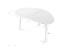 Homestyle4u Beistelltisch Natur Couchtisch Holztisch Nierentisch Kiefer