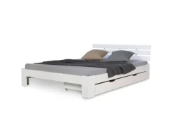 Homestyle4u Bettkasten in Weiß 173x16x63 cm 1911