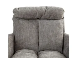 Homestyle4u 2er Set Polsterstühle Drehbar in Grau 2851