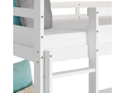 Homestyle4u Etagenbett 90x200 cm in Weiß 1978