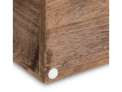Homestyle4u Hocker Beistelltisch Holz Nachttisch