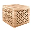 Homestyle4u Hocker Holzhocker Beistelltisch Holz 1773