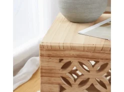 Homestyle4u Hocker Holzhocker Beistelltisch Holz 1773