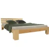 Homestyle4u Holzbett 180 x 200 cm mit Lattenrost in Braun 1839