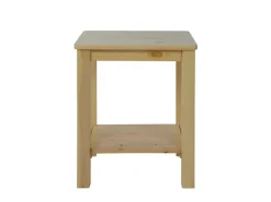 Homestyle4u Nachttisch 38x47x32 in Braun 1826