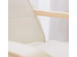 Homestyle4u Relaxsessel mit Fußstütze in Beige 2406