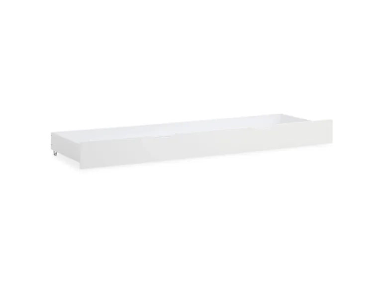 Homestyle4u Schublade Bettkasten mit Rollen in Weiß 2595
