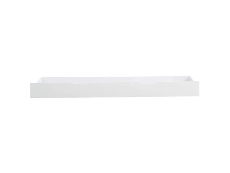Homestyle4u Schublade Bettkasten mit Rollen in Weiß 2595