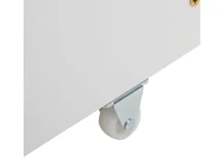 Homestyle4u Schublade Bettkasten mit Rollen in Weiß 2595
