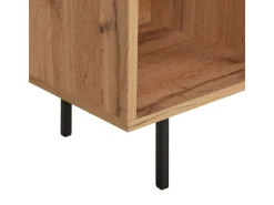 Homestyle4u TV Board Holz TV-Schrank Lowboard Unterschrank Sideboard 140cm
