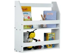 Homestyle4u Wandregal Weiß Hängeregal Küchenregal Bücherregal Regal Holz