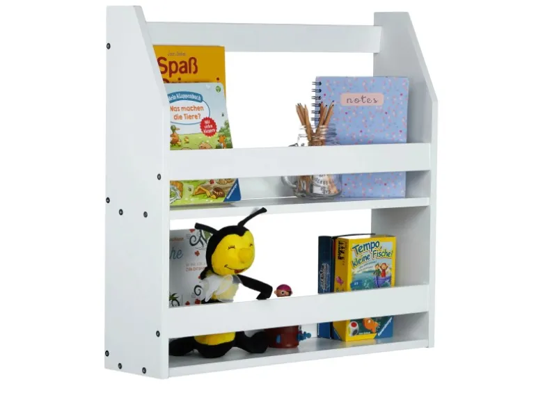 Homestyle4u Wandregal Weiß Hängeregal Küchenregal Bücherregal Regal Holz