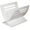 Homestyle4u Zeitungsständer Magazinhalter Holz Weiß